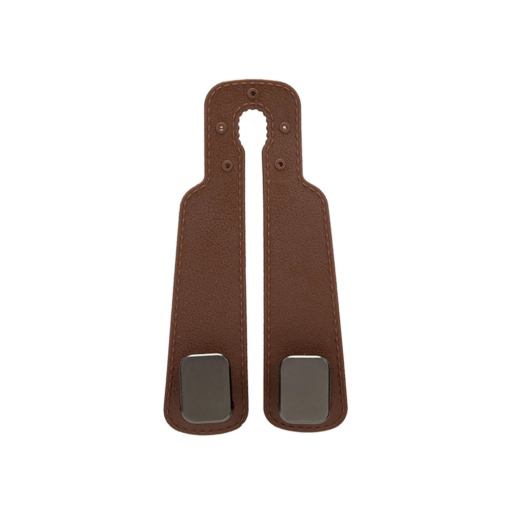 Multifunction Suede Double Hook Hanger for Car Interior Organization