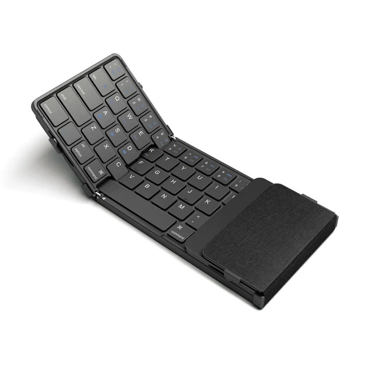 Multi-Device Wireless Folding Keyboard with Large Touchpad