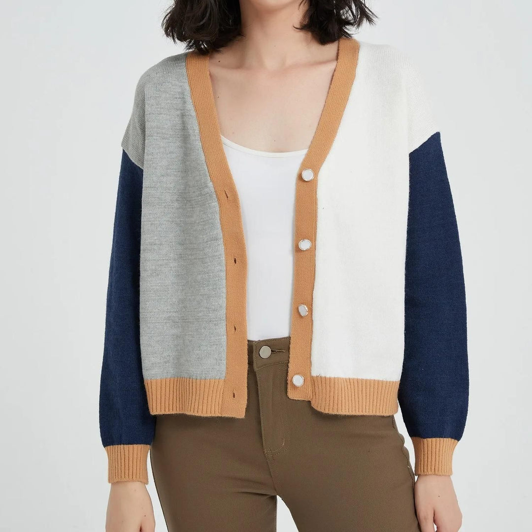 Chic Vintage V-Neck Knit Cardigan