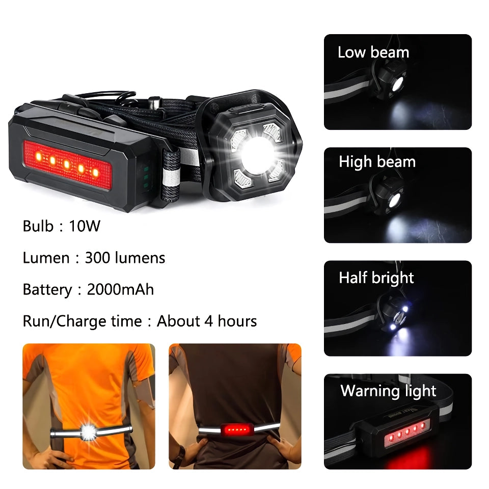 USB Rechargeable Night Running Lights: Ultra Bright Safety Lamp