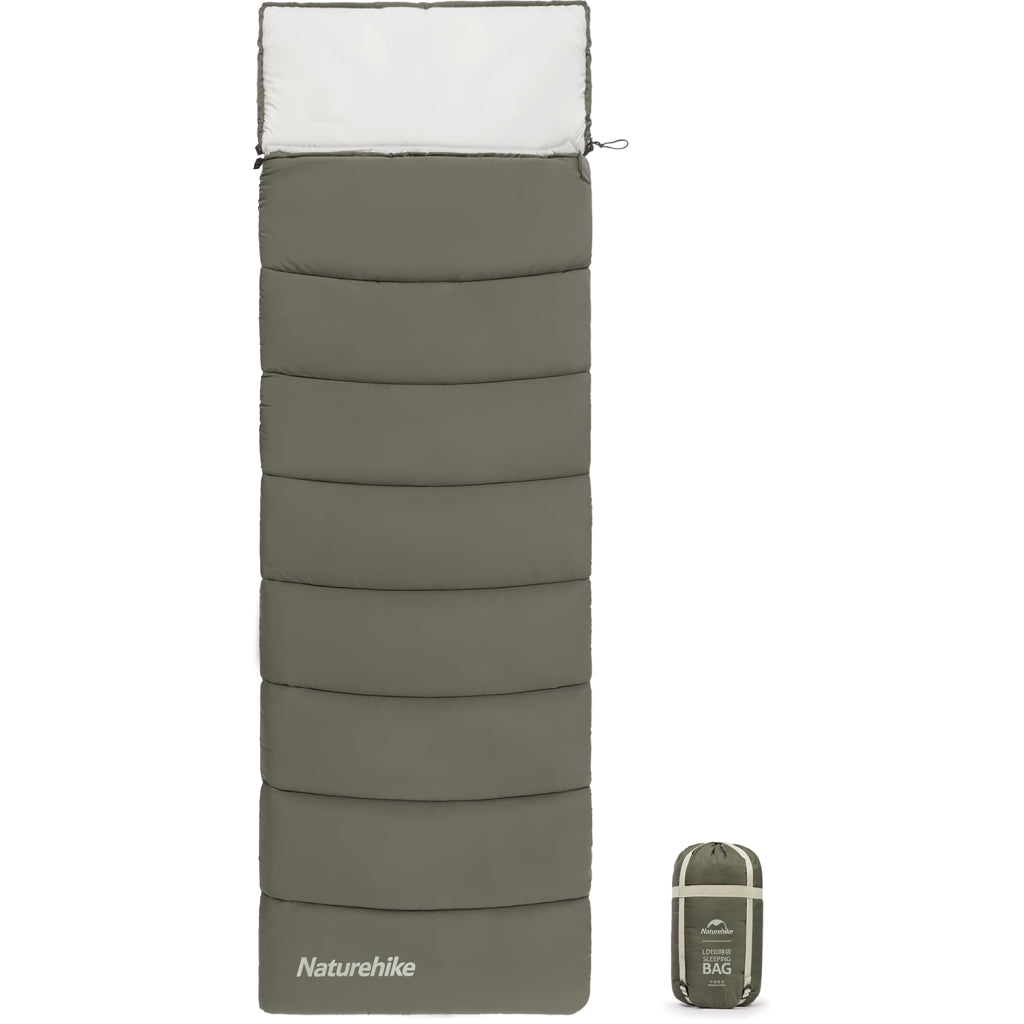 Envelope Hooded Waterproof Sleeping Bag with Detachable Cap