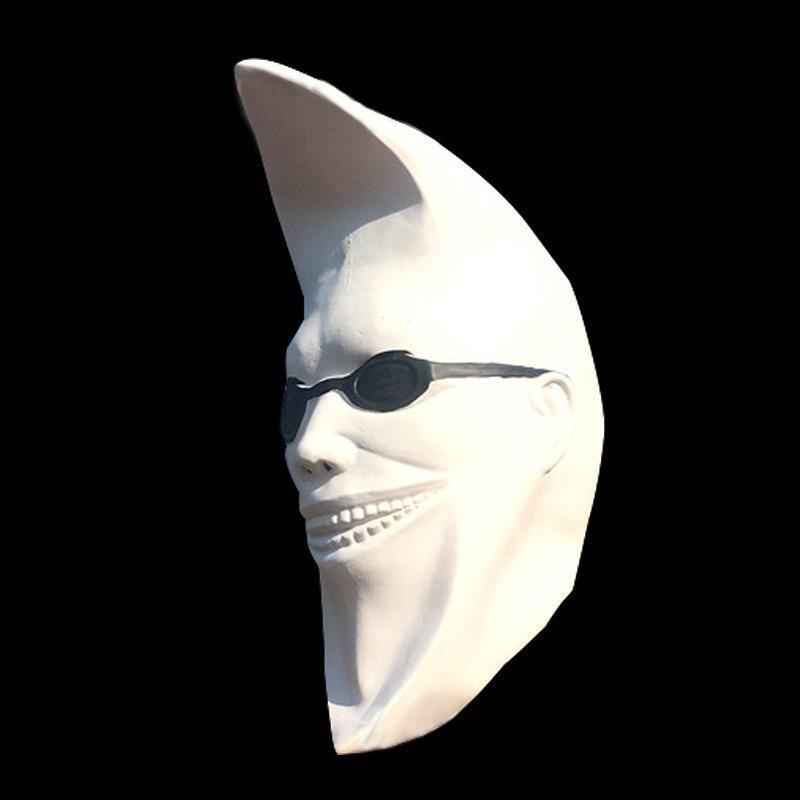 White Moon Head Cover Moon Mask Ball Party