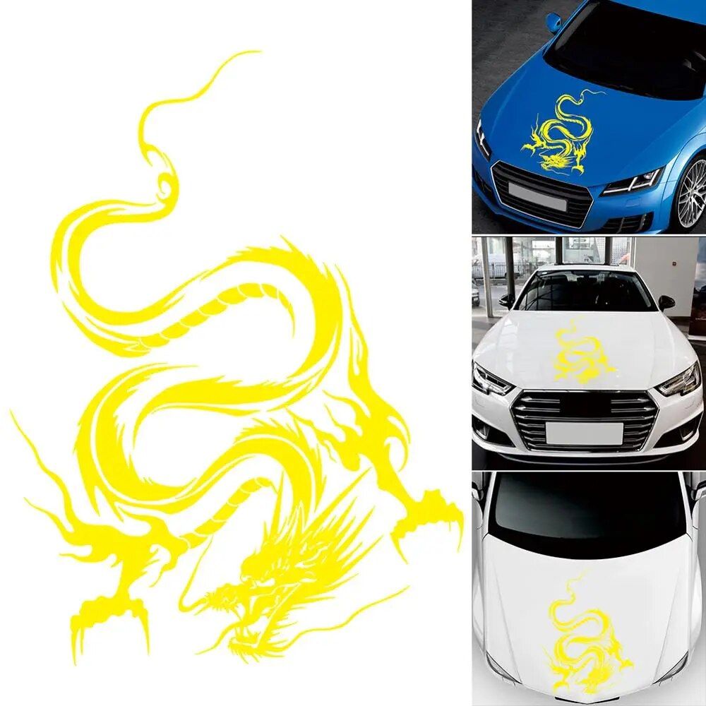 Universal Dragon Pattern Car Hood Decal