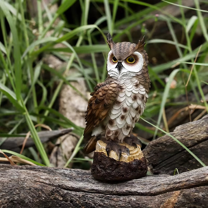 Resin Owl Sculpture