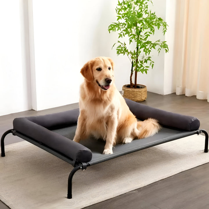 Cozy Large Dog Bed with Breathable Cushion