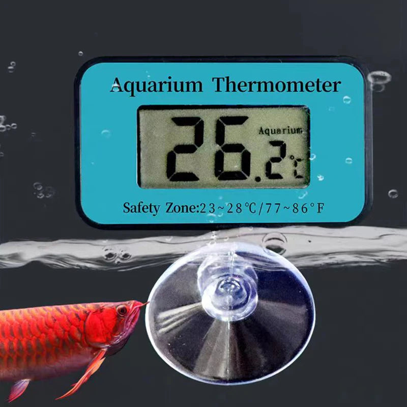 Aquarium Waterproof Digital LCD Submersible Thermometer for Fish Tanks