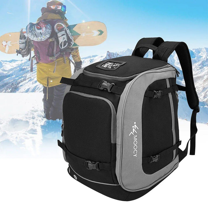 Ultimate 65L Ski Gear Backpack: Waterproof Oxford Ski Boot Bag with Helmet Pocket