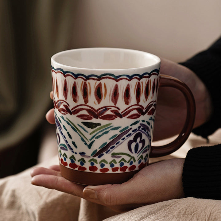 Household Hand-painted Graffiti Mug