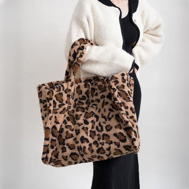 Soft, Spacious Faux Fur Tote Bag