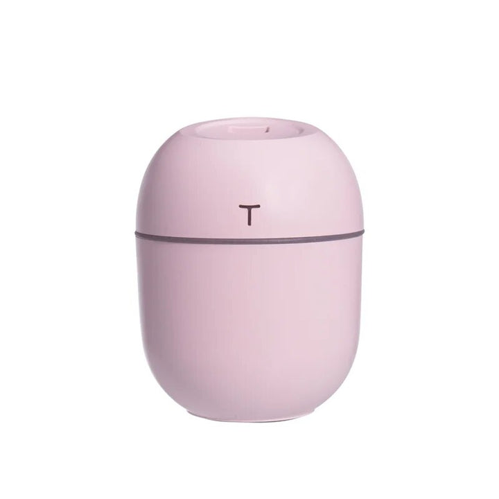 Compact Ultrasonic Humidifier & Aroma Diffuser with LED Night Lamp - 220ML USB Powered