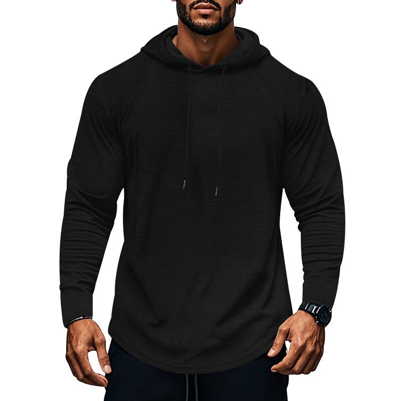 Men's Plus Size Loose Long-sleeved Hooded Sweater