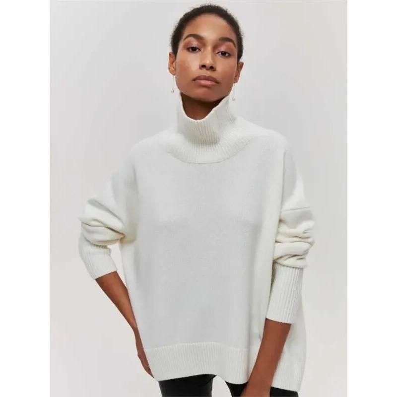 Elegant Autumn-Winter Turtleneck Sweater for Women