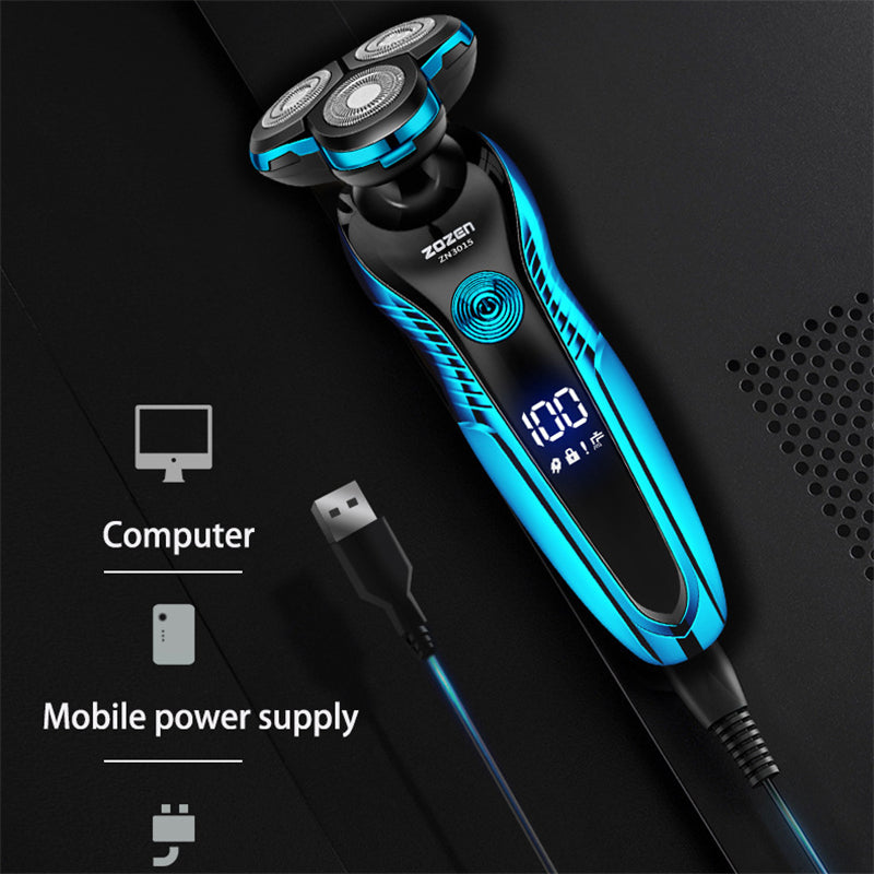 Rechargeable Electric Shaver & Body Hair Clipper