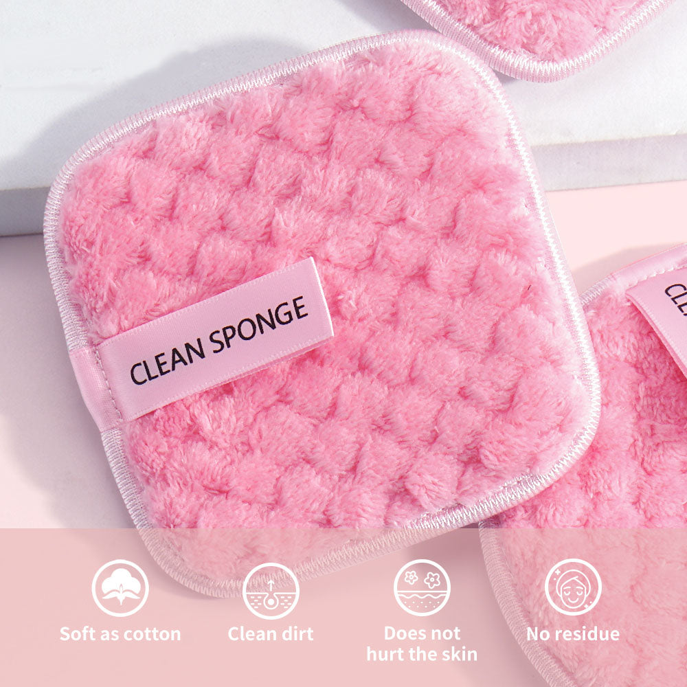 3Pcs Reusable Makeup Removal Sponge Set