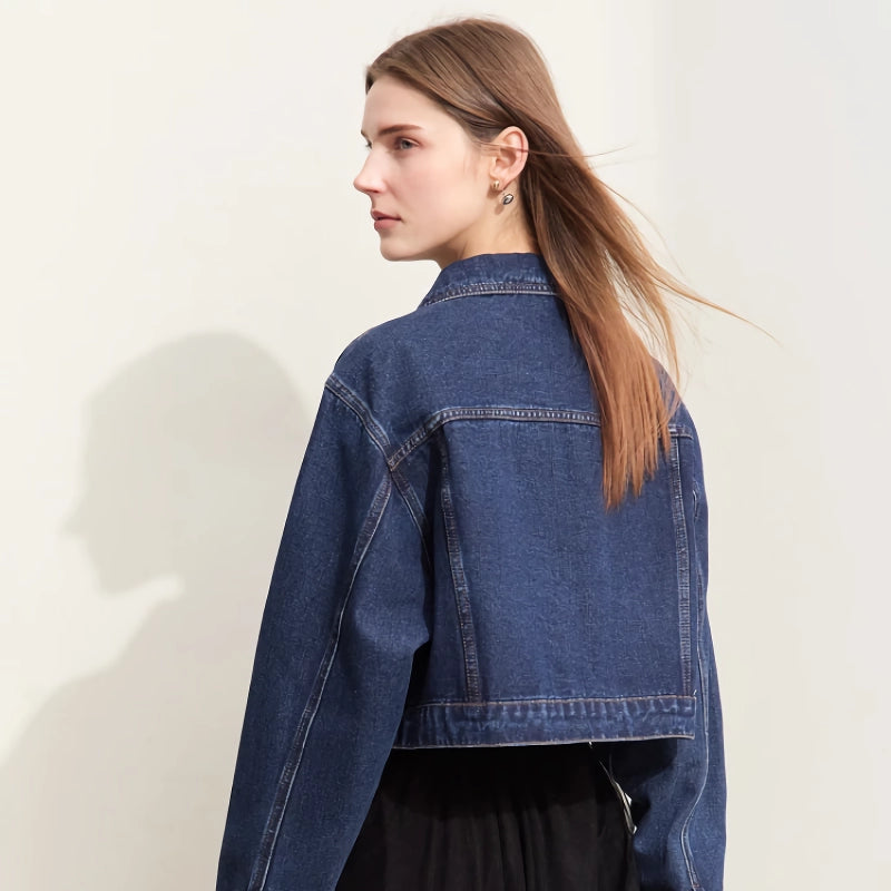 Classic Autumn Denim Coat