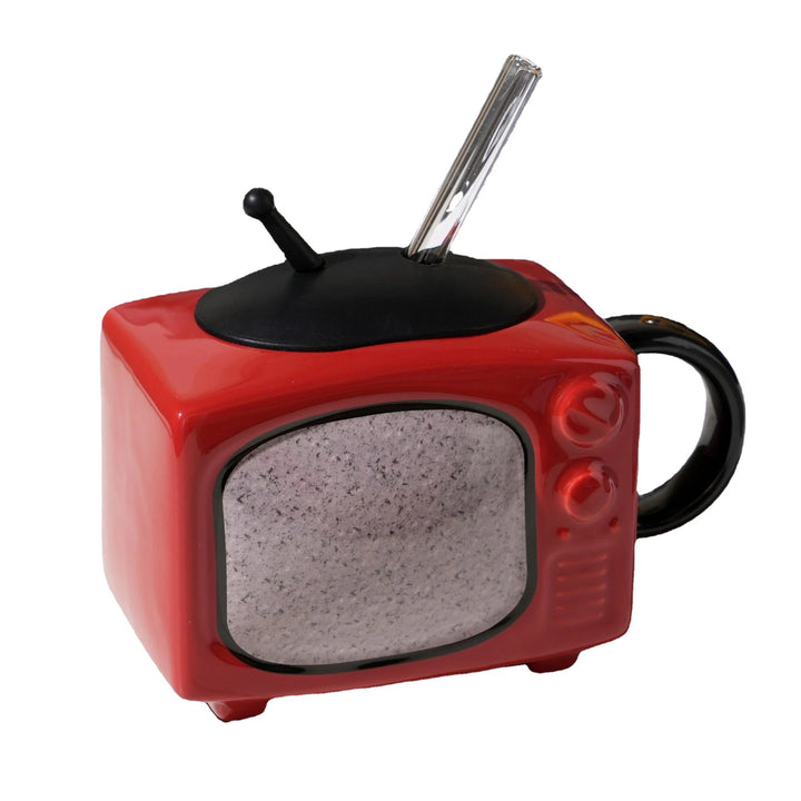 Television-Shaped Ceramic Mug