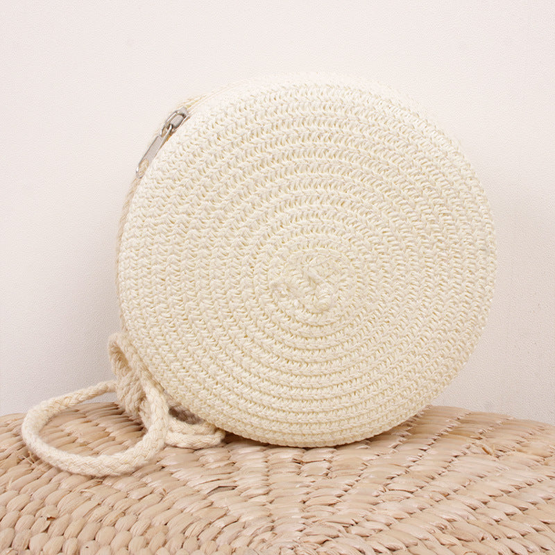 Summer Woven Straw Crossbody Bag