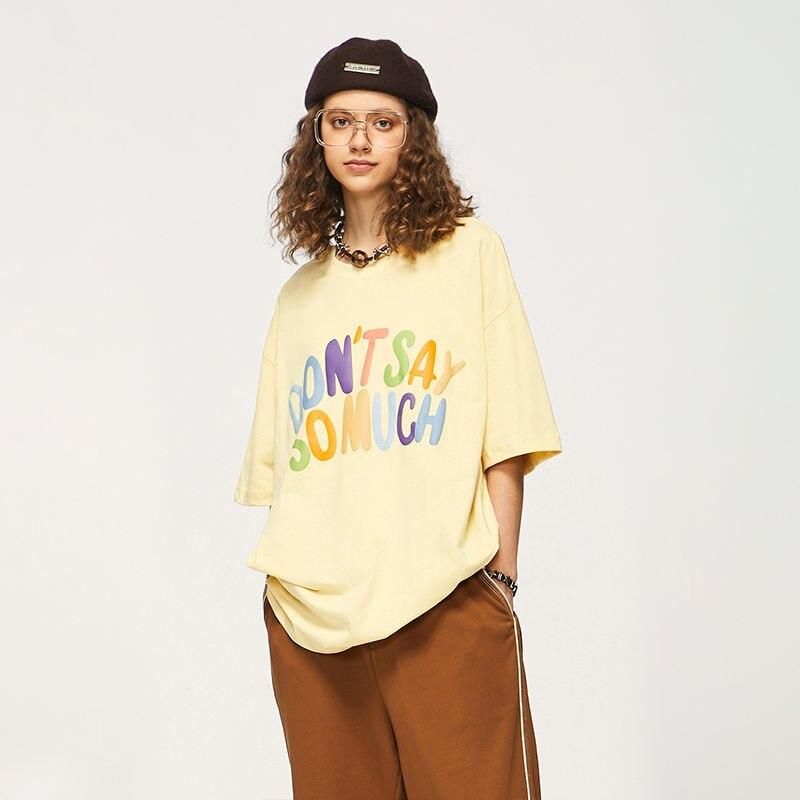 Trendy Oversized Cotton T-Shirt