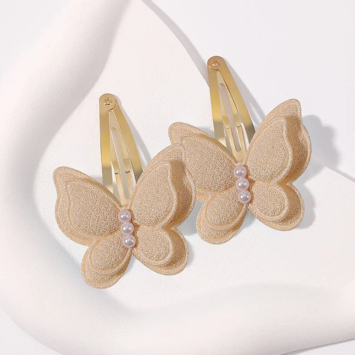 2pcs Butterfly Hair Clips for Girls