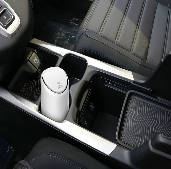 Compact Silicone Car Trash Can - Easy, Stylish Auto Organizer