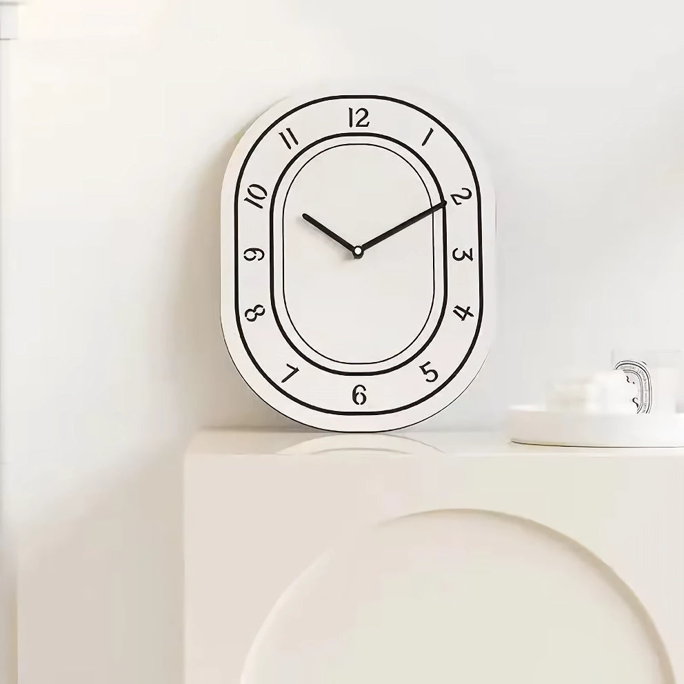 Creative Minimalist White Wall Clock