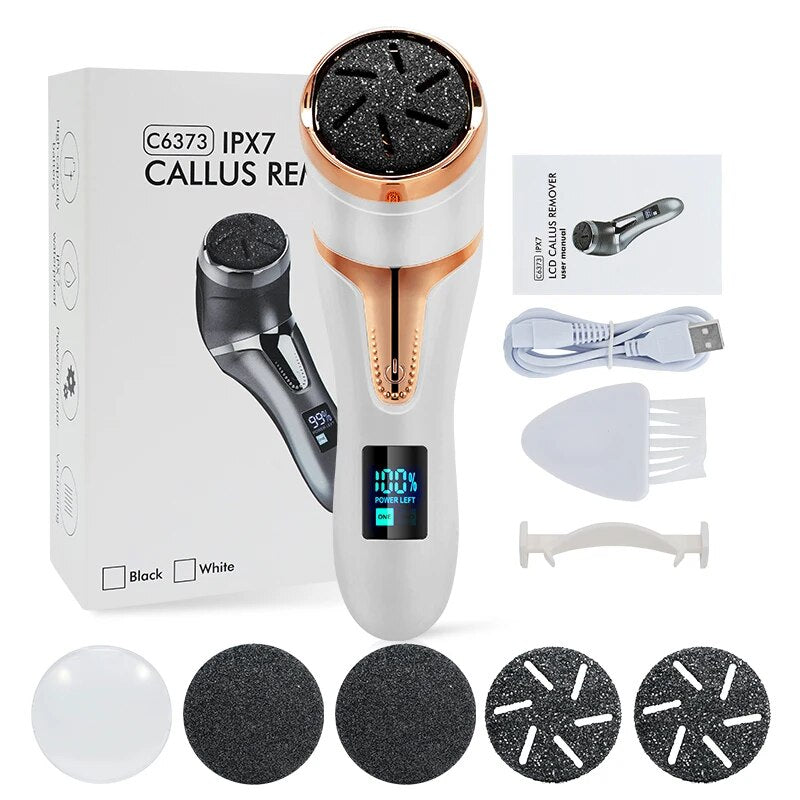 Luxury Electric Foot Care Kit: Callus Remover & Skin Smoother