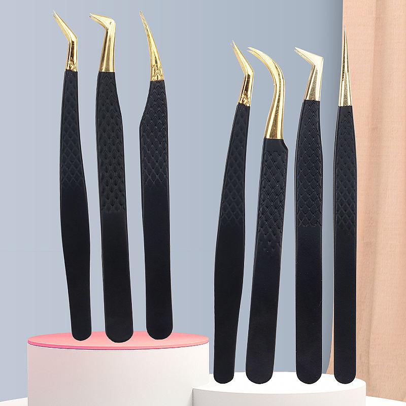 Stainless Steel Eyelash Tweezers