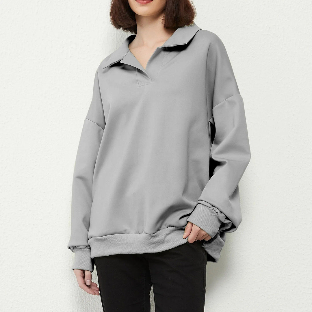 Oversize Solid Pullover