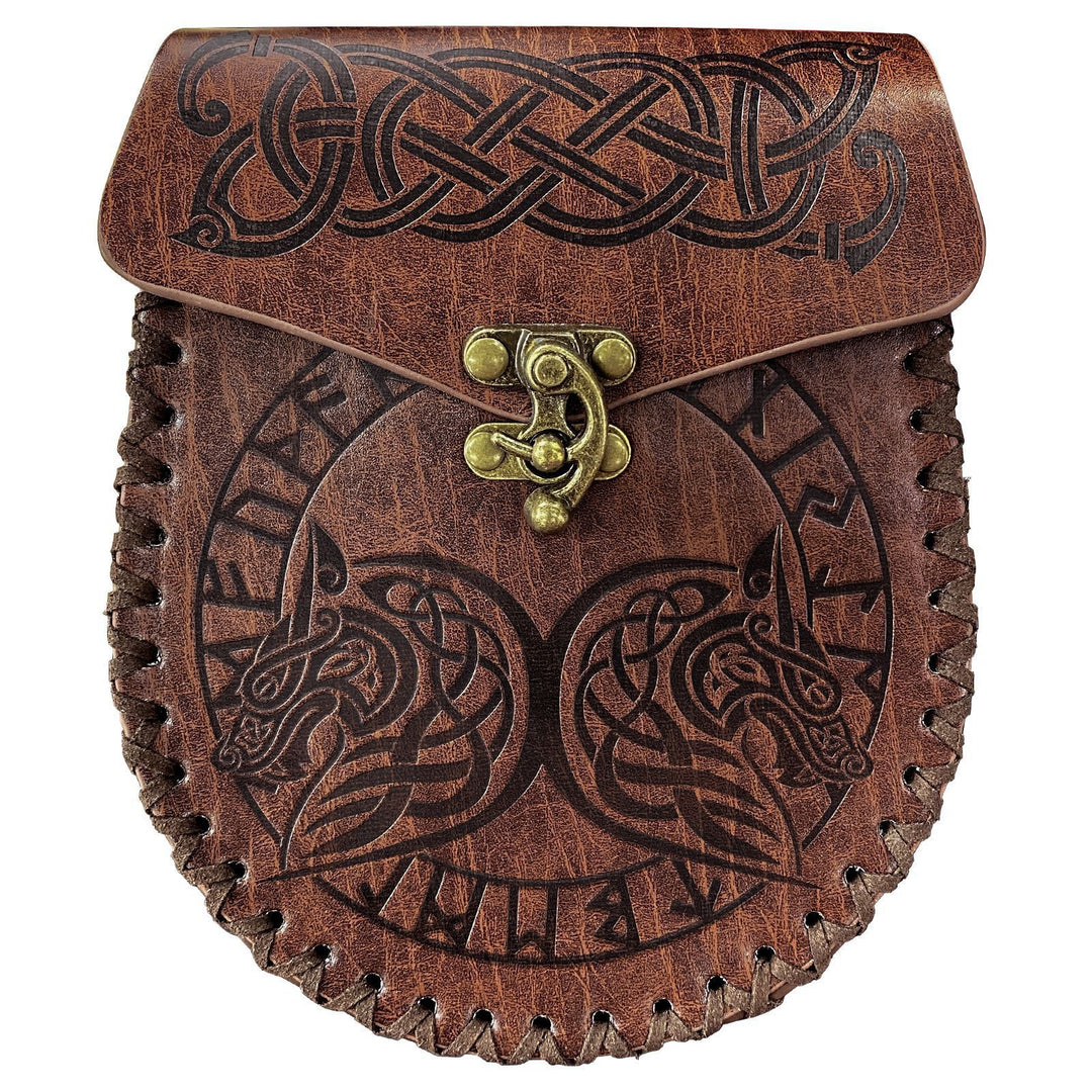 Viking Style Medieval Hanging Belt Coin Purse Vintage Belt Bag