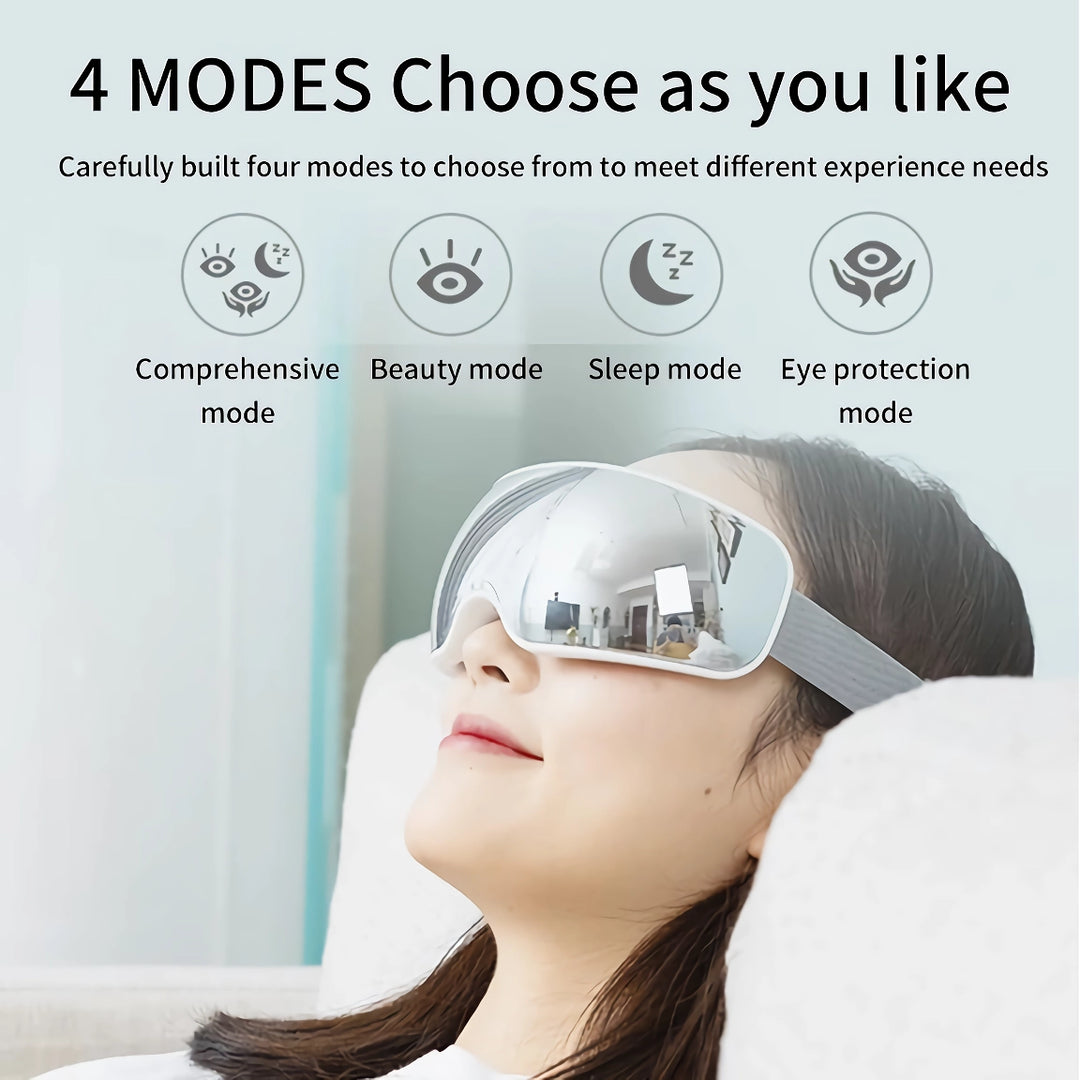 Electric Eye Massager with Hot Compress and Bluetooth Music