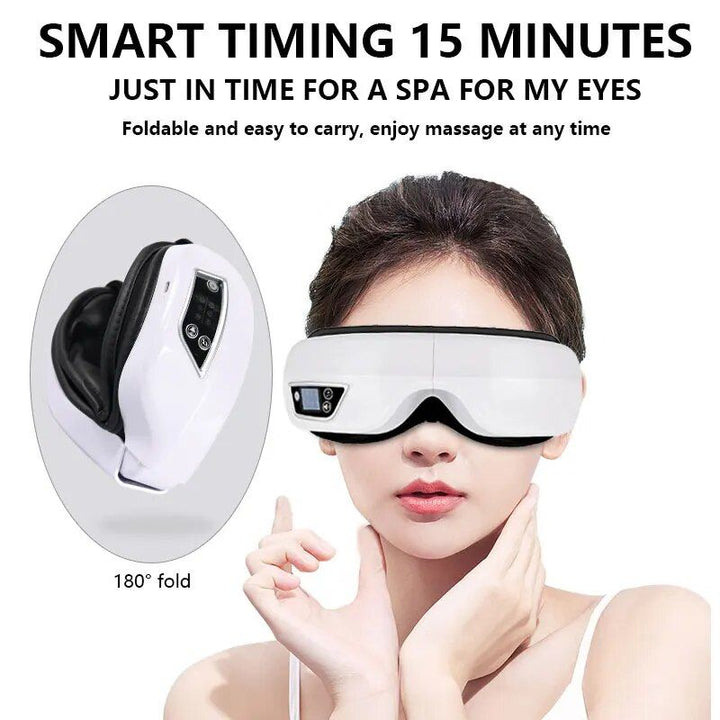 Rechargeable Smart Eye Massager with Heat, Vibration & Music