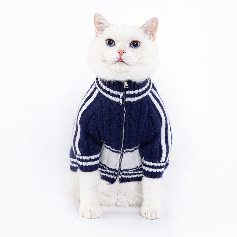 Cozy Zipper Pet Cardigan