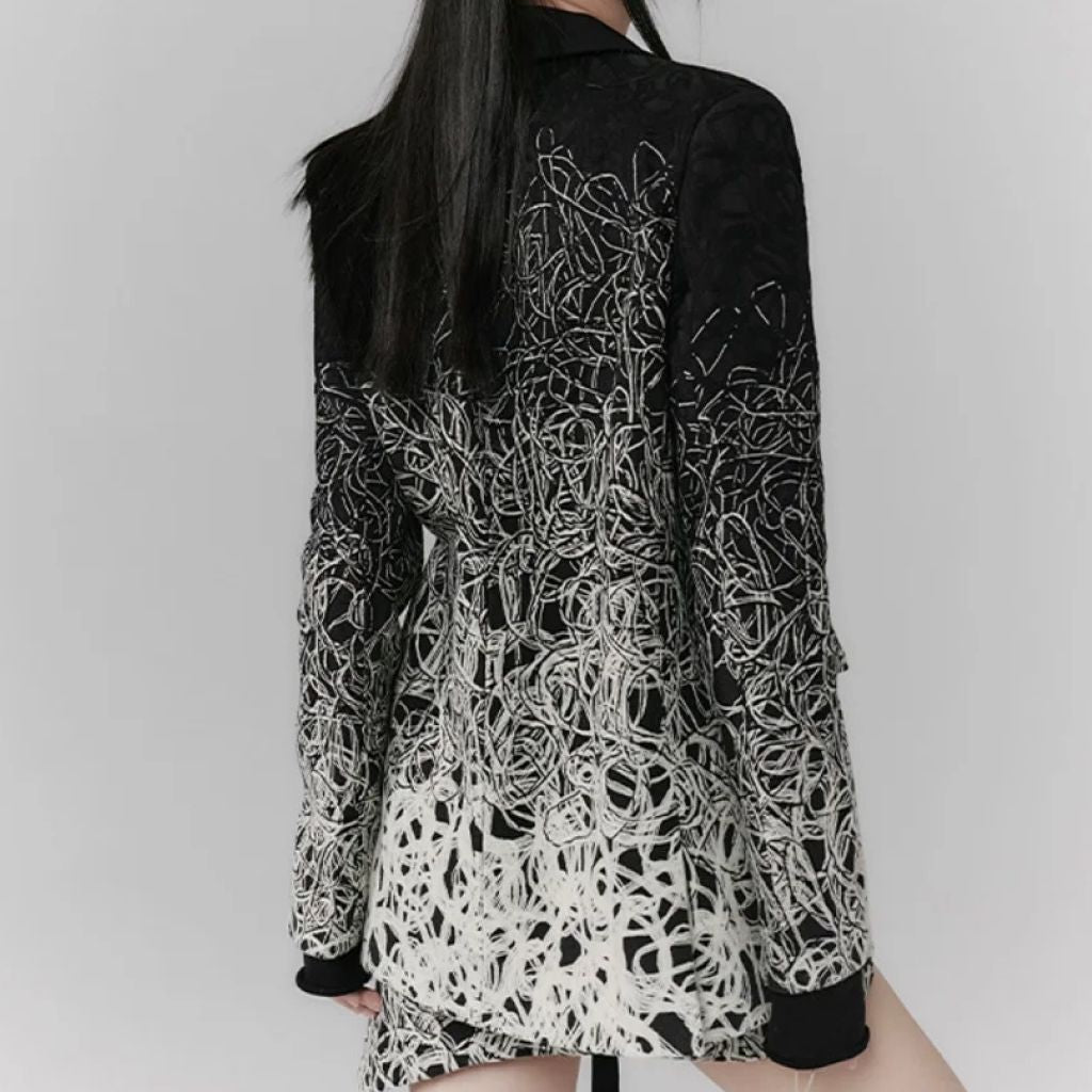 Women Printed Blazer