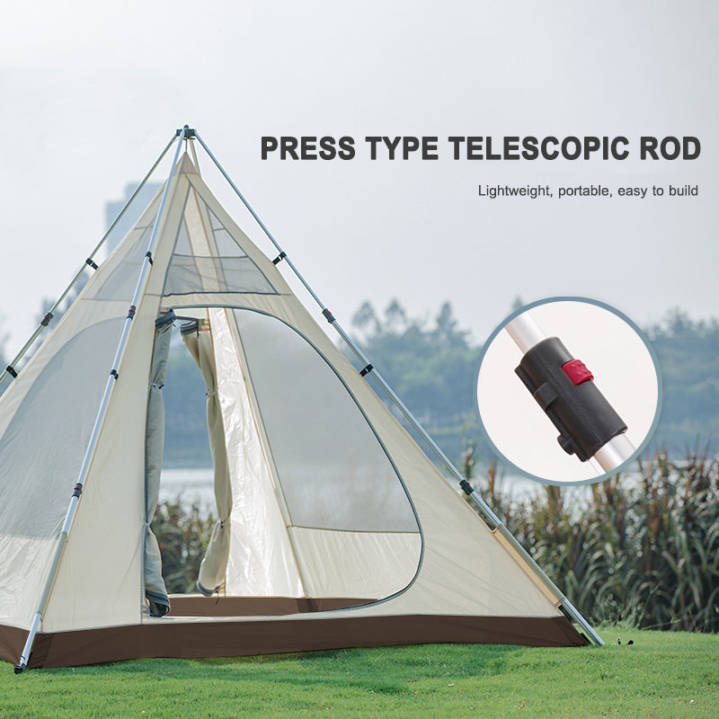 6-8 People Pyramid Camping Tent