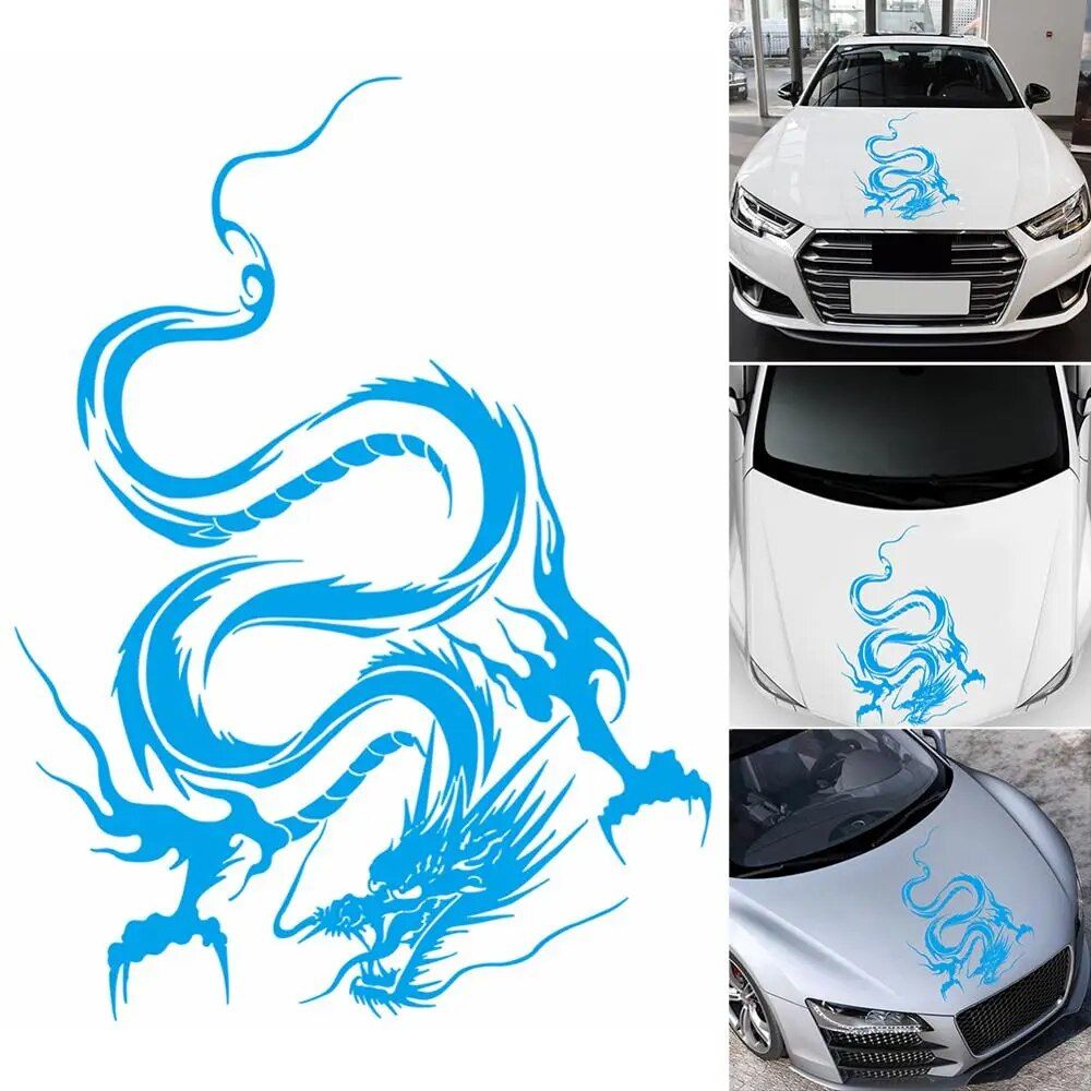 Universal Dragon Pattern Car Hood Decal