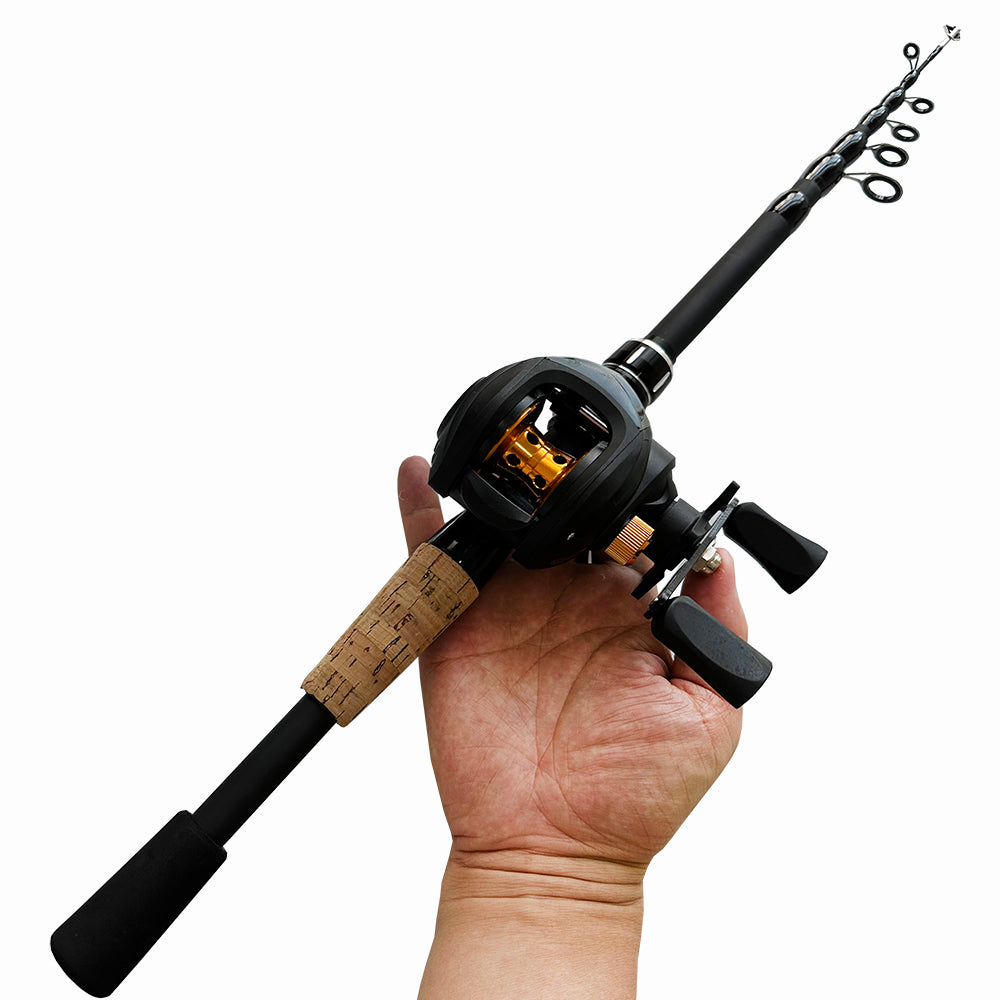 Telescopic Fishing Rod and Reel Combo