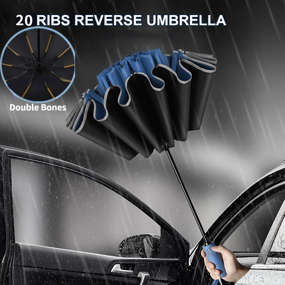 Auto-Open Reverse Folding Umbrella