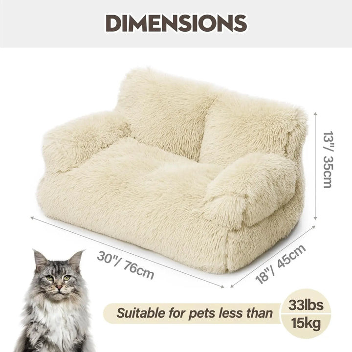 Washable Soft Pet Bed for Cats and Small Dogs