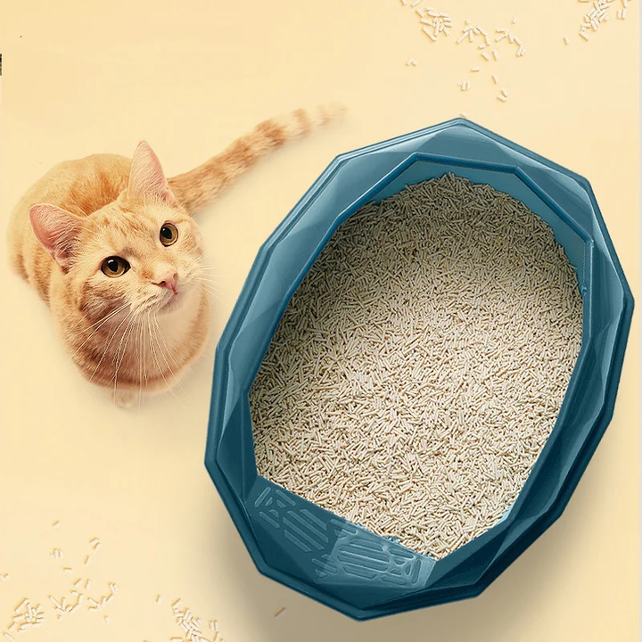 Colorful Diamond Small Cat Litter Box