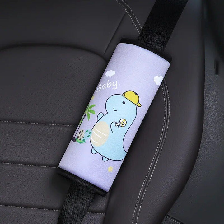 Kid's Comfort Car Seatbelt Protector with Cartoon Design