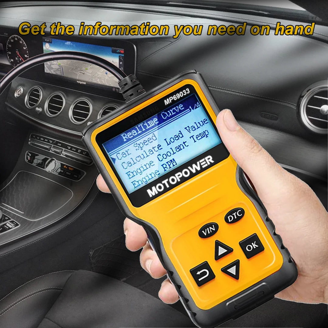 Universal OBD2 Scanner for Car Engine Diagnostics