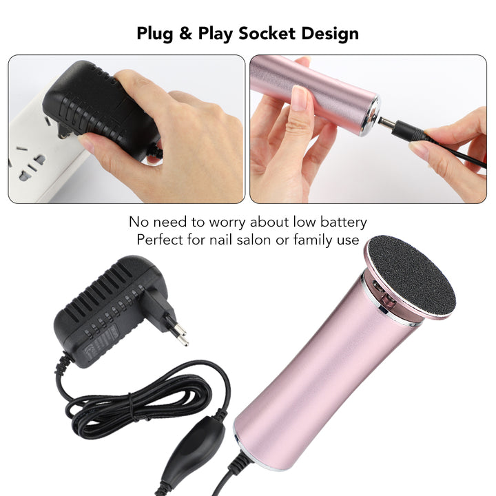 Rechargeable Electric Foot File Pedicure Machine