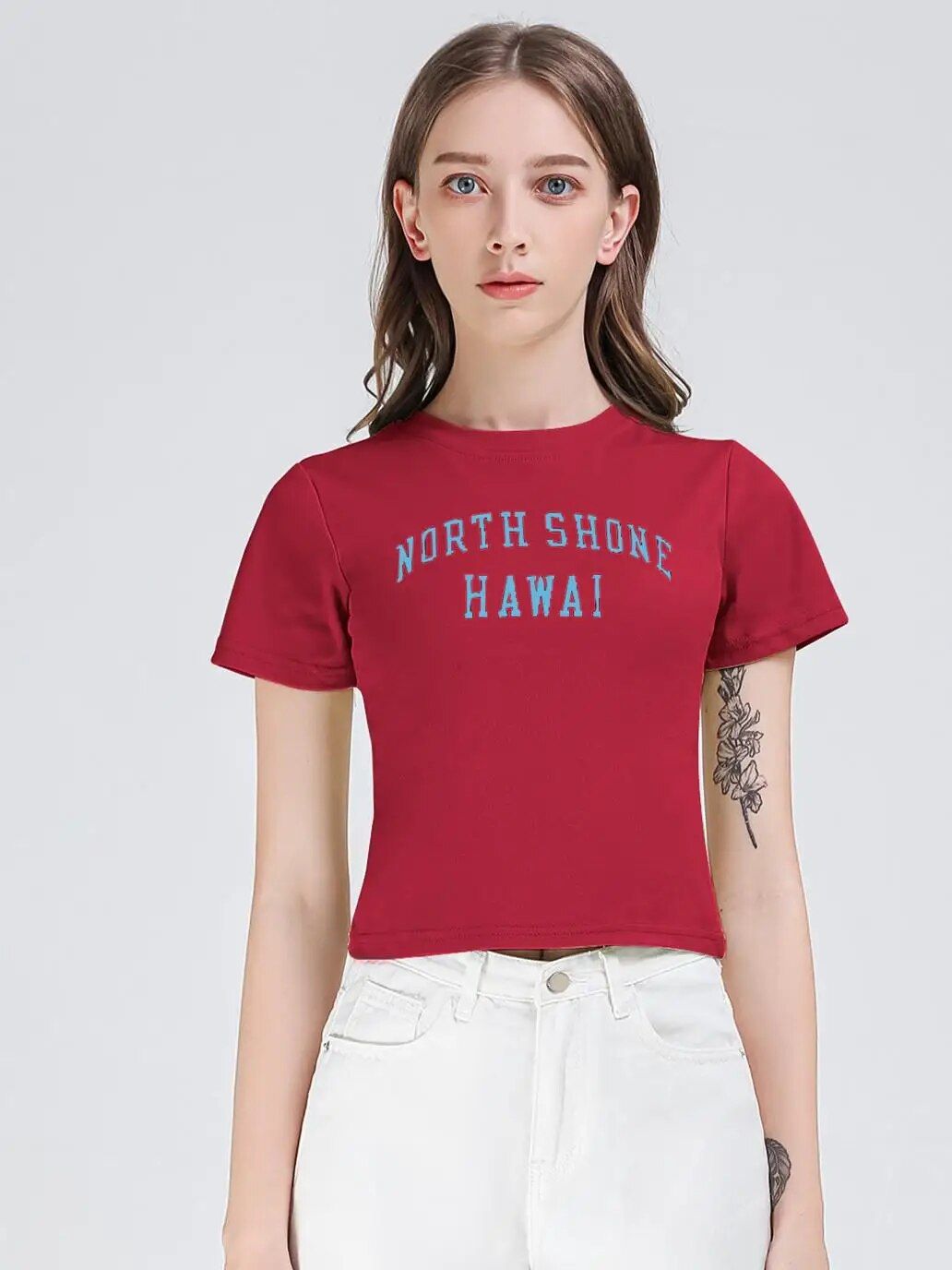 High Street Letter Print Slim Fit Tee