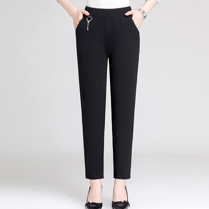 Western Style Middle-aged And Elderly Spring And Autumn Long Pants