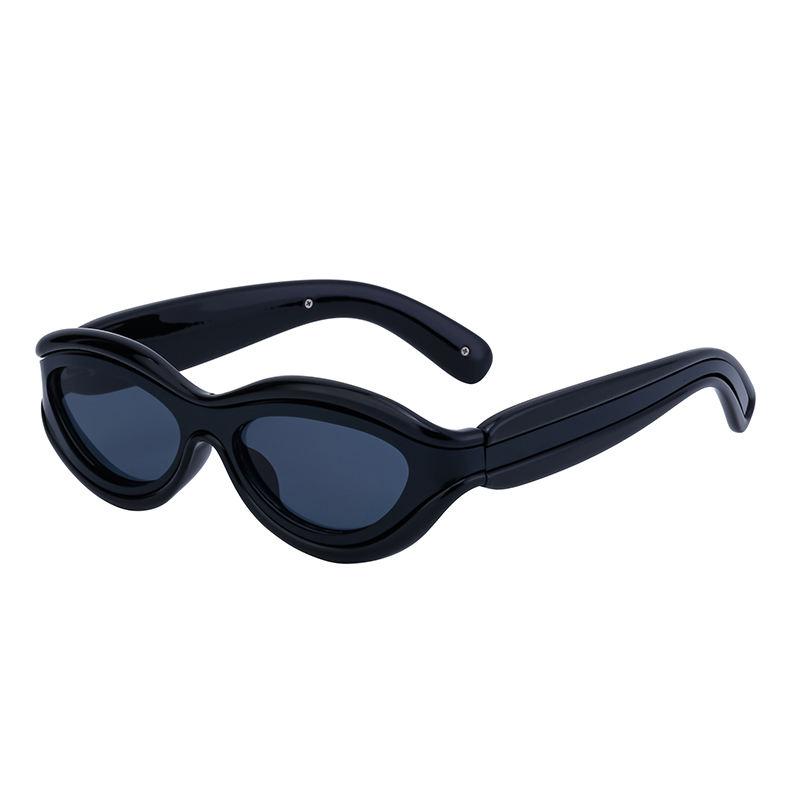 Luxury Vintage Steampunk Round Sunglasses