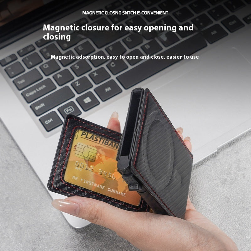 Applicable Mobile Phone Magnetic Credit Card Cover