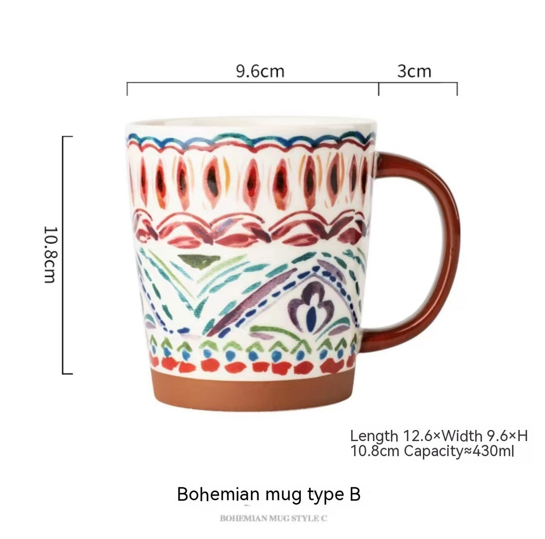 Household Hand-painted Graffiti Mug