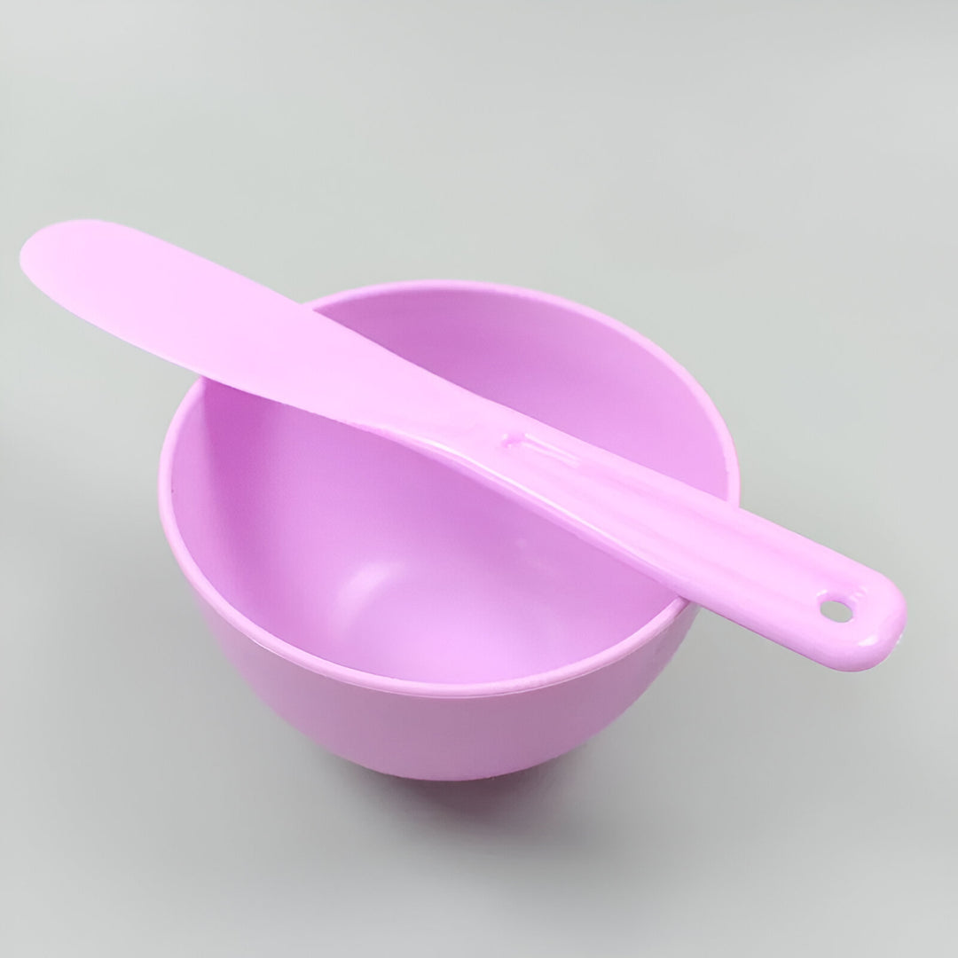 2pcs Silicone Face Mask Mixing Bowl & Spatula Set