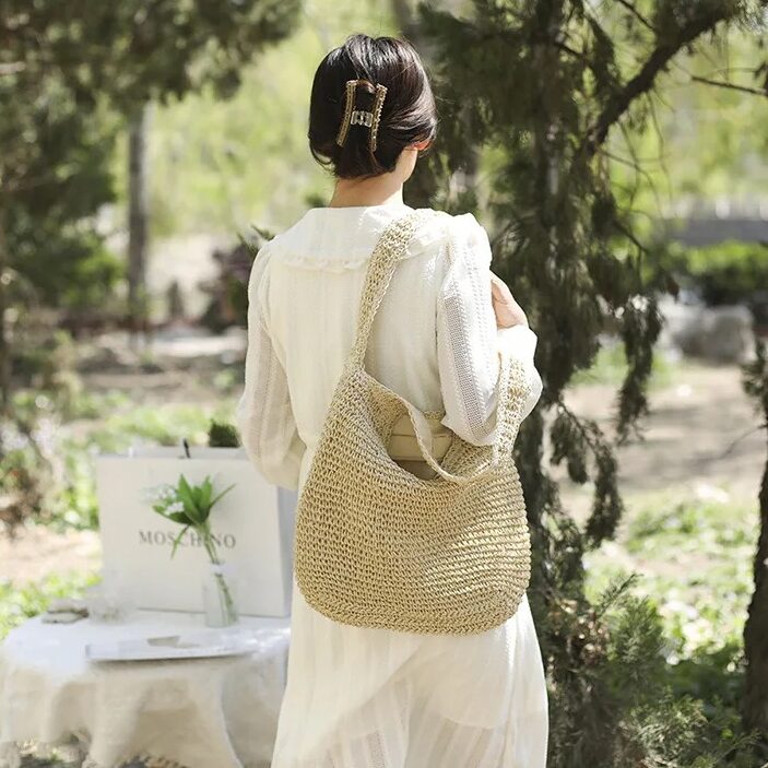 Straw Women Shoulder Bag