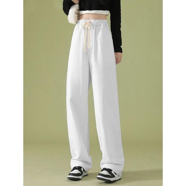 Elegant High Waist Wide Leg Pants